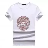 new t-shirt versace collection crystal red medusa blanc